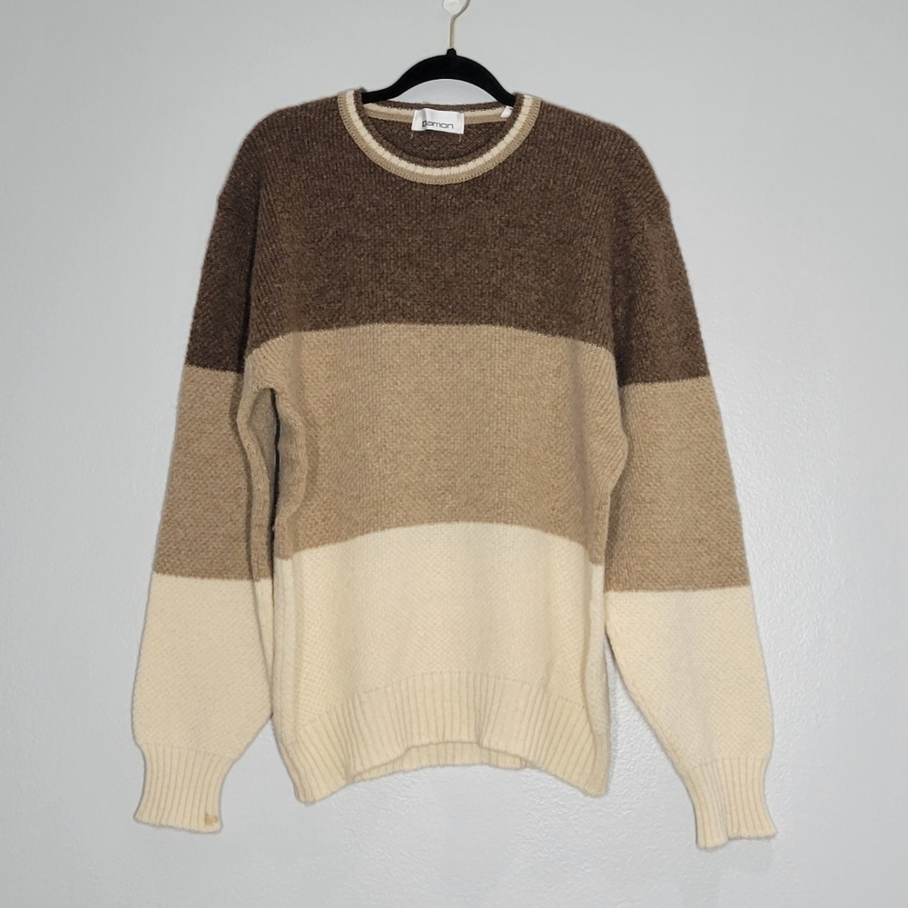 Damon vintage 100% pure wool mens sweater